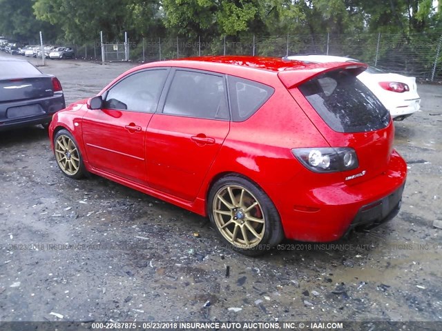 JM1BK34L491233959 - 2009 MAZDA SPEED 3 RED photo 3