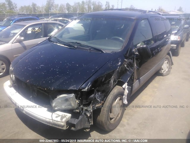 4T3ZF13C8XU147335 - 1999 TOYOTA SIENNA LE/XLE BLACK photo 2