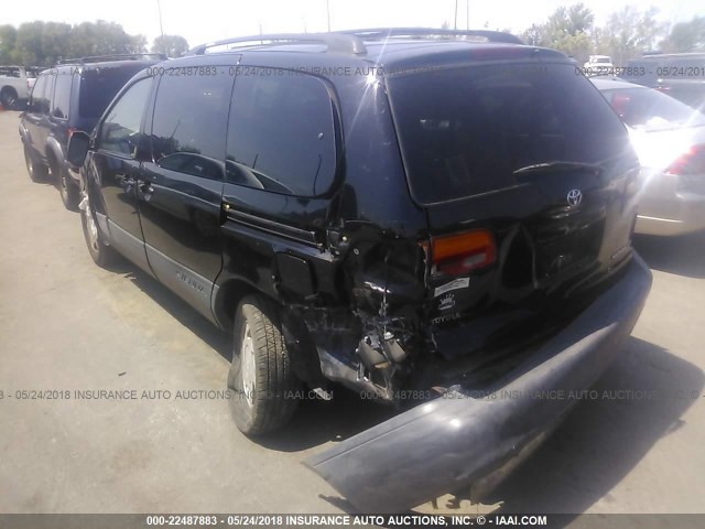 4T3ZF13C8XU147335 - 1999 TOYOTA SIENNA LE/XLE BLACK photo 3