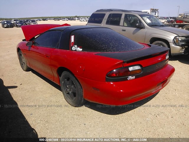 2G1FP22G622149633 - 2002 CHEVROLET CAMARO Z28 RED photo 3