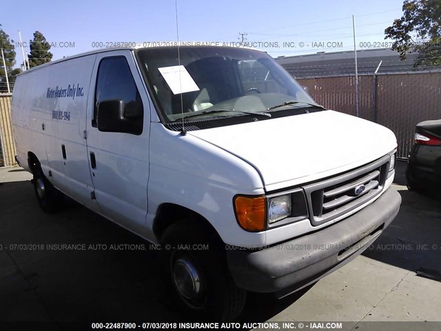 1FTSS34LX4HA13533 - 2004 FORD ECONOLINE E350 SUPER DUTY VAN WHITE photo 1