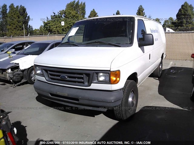 1FTSS34LX4HA13533 - 2004 FORD ECONOLINE E350 SUPER DUTY VAN WHITE photo 2