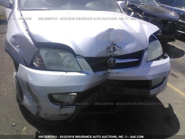 2HNYD18881H525628 - 2001 ACURA MDX TOURING SILVER photo 6