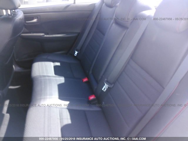 4T1BF1FK4GU202716 - 2016 TOYOTA CAMRY LE/XLE/SE/XSE SILVER photo 8