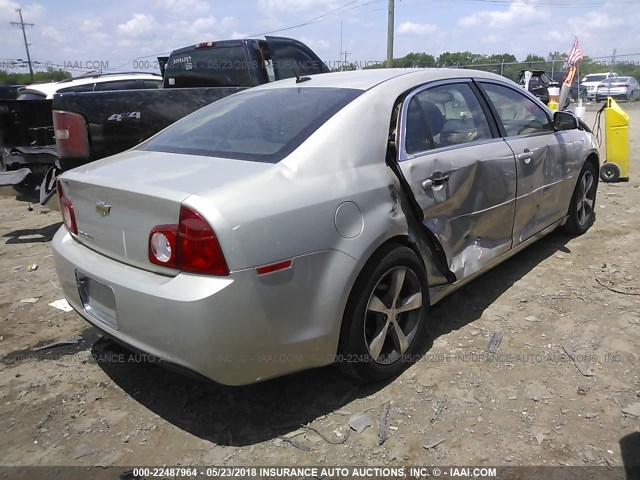 1G1ZC5E10BF283442 - 2011 CHEVROLET MALIBU 1LT GOLD photo 4