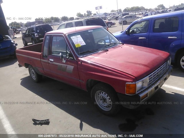 JT4RN56DXF0144387 - 1985 TOYOTA PICKUP XTRACAB RN56 DLX RED photo 1