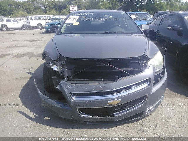 1G1ZH57B08F176746 - 2008 CHEVROLET MALIBU 1LT GRAY photo 6