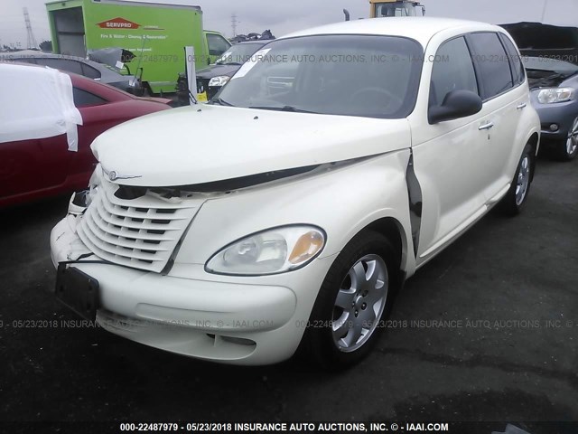 3C4FY58B04T365275 - 2004 CHRYSLER PT CRUISER TOURING WHITE photo 2