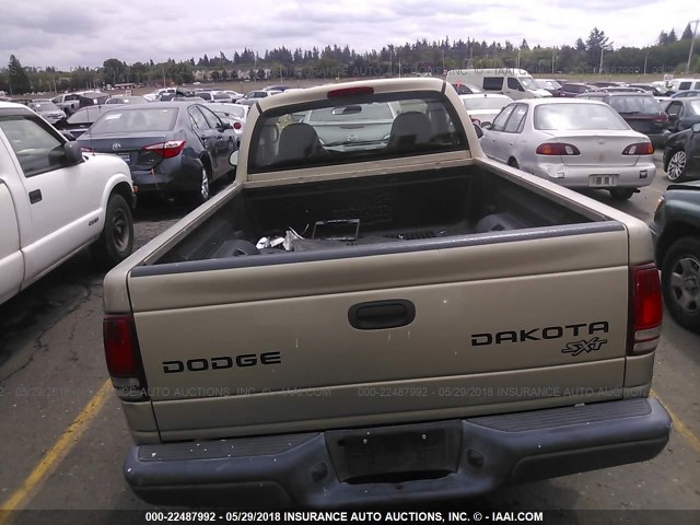 1D7FL16X33S333741 - 2003 DODGE DAKOTA SXT GOLD photo 8