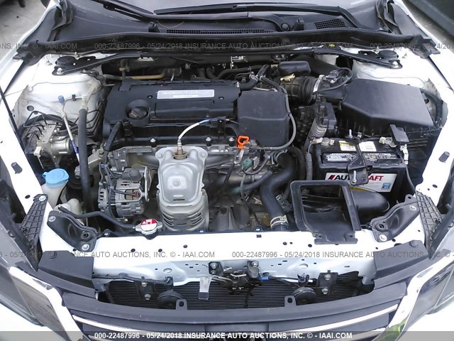 1HGCR2F54FA050308 - 2015 HONDA ACCORD SPORT 白色 照片 10