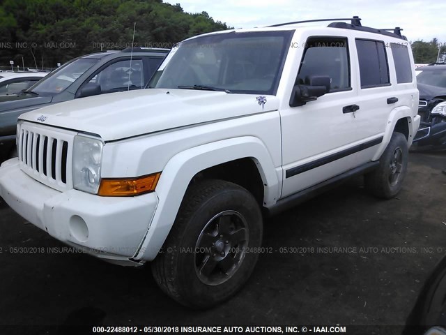 1J8HG48K36C145528 - 2006 JEEP COMMANDER 白色 照片 2