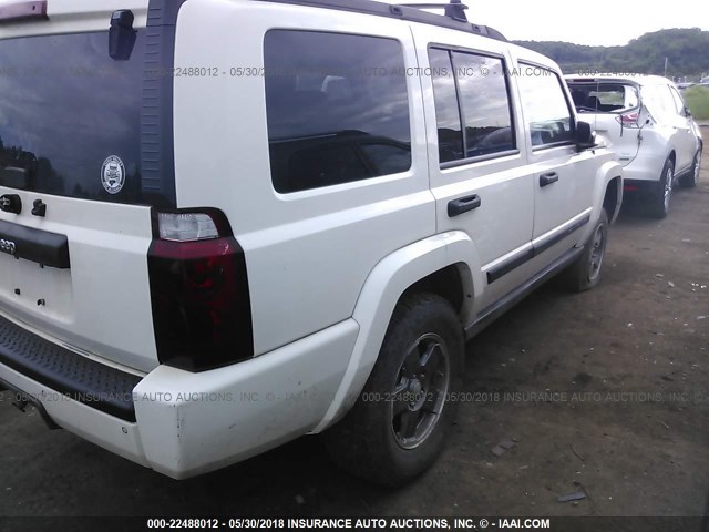 1J8HG48K36C145528 - 2006 JEEP COMMANDER 白色 照片 4