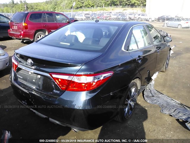 4T1BF1FK1GU166824 - 2016 TOYOTA CAMRY LE/XLE/SE/XSE 蓝色 照片 4