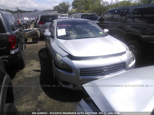 1N4AA51E29C806626 - 2009 NISSAN MAXIMA S/SV SILVER photo 1