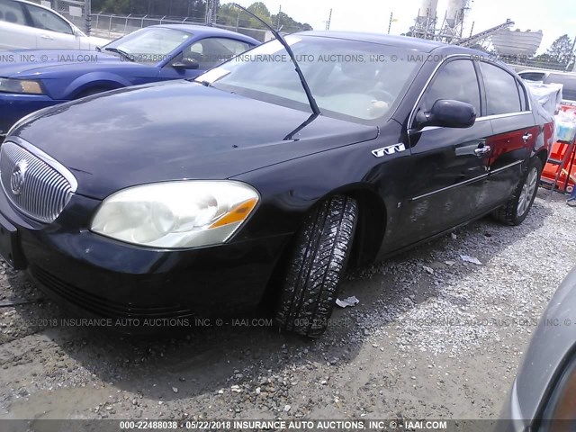 1G4HD57139U100923 - 2009 BUICK LUCERNE CXL BLACK photo 2