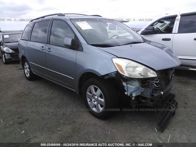 5TDZA22C85S241199 - 2005 TOYOTA SIENNA XLE/XLE LIMITED BLUE photo 1