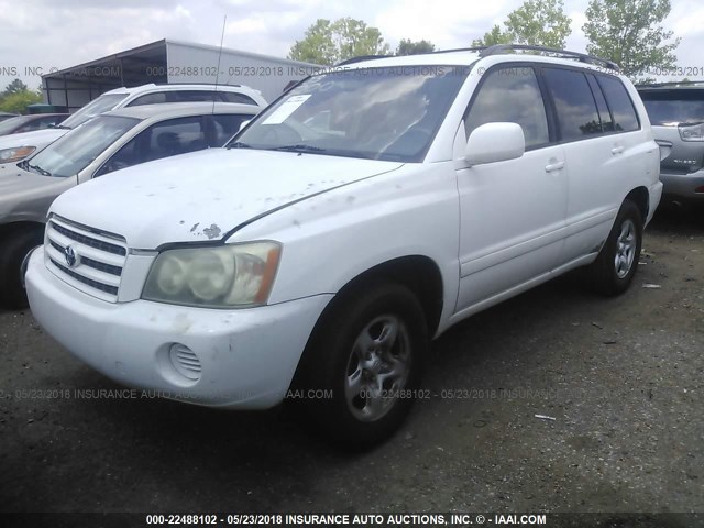 JTEGF21AX30107900 - 2003 TOYOTA HIGHLANDER LIMITED WHITE photo 2