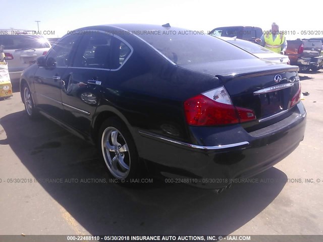 JNKAY01F58M652292 - 2008 INFINITI M35 SPORT BLACK photo 3