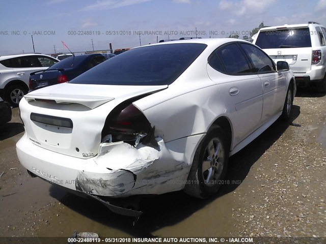 2G2WR524041116469 - 2004 PONTIAC GRAND PRIX GTP WHITE photo 4