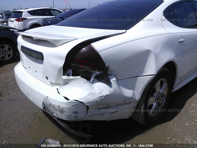 2G2WR524041116469 - 2004 PONTIAC GRAND PRIX GTP WHITE photo 6