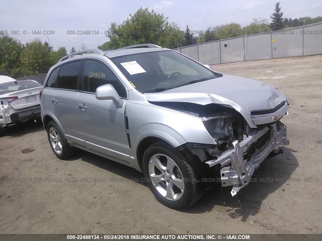 3GNAL4EK5ES635798 - 2014 CHEVROLET CAPTIVA LTZ SILVER photo 1