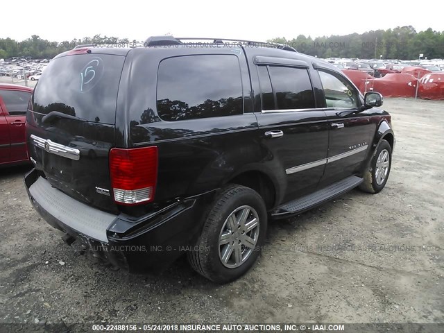 1A8HX58277F524375 - 2007 CHRYSLER ASPEN LIMITED BLACK photo 4