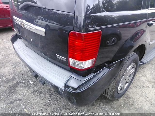 1A8HX58277F524375 - 2007 CHRYSLER ASPEN LIMITED BLACK photo 6