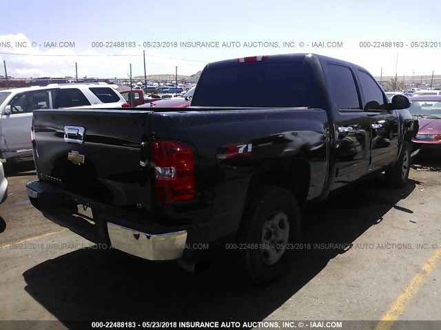 2GCEC13J371532588 - 2007 CHEVROLET SILVERADO C1500 CREW CAB BLACK photo 4