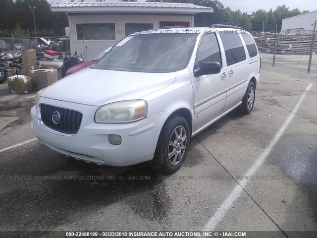 5GADV23167D120263 - 2007 BUICK TERRAZA CX/CX PLUS WHITE photo 2