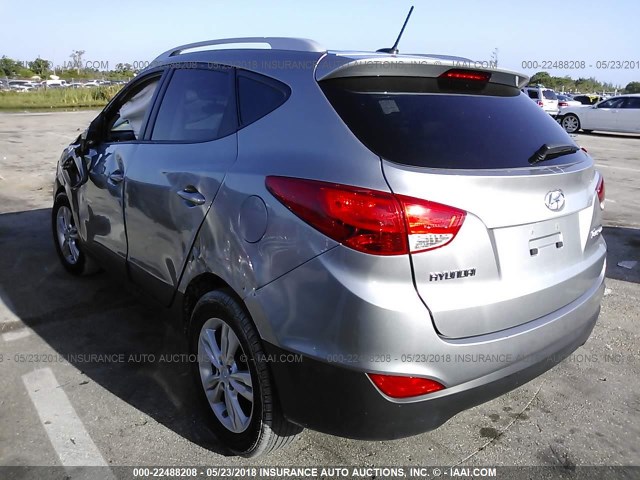 KM8JU3AC0CU509310 - 2012 HYUNDAI TUCSON GLS/LIMITED GRAY photo 3