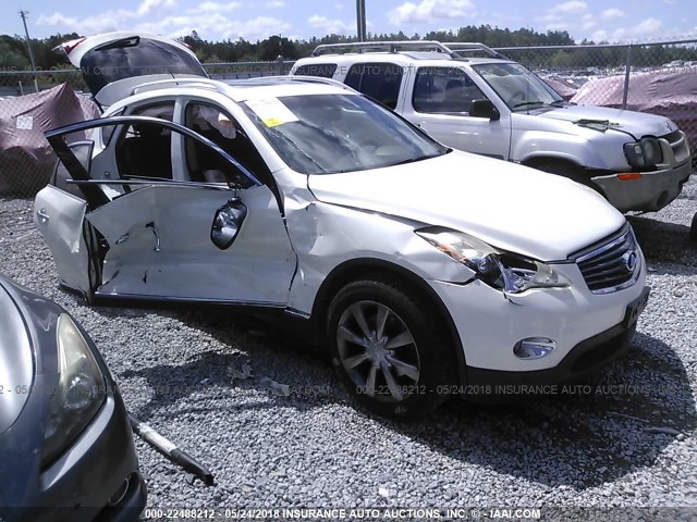 JN1AJ0HP6BM800366 - 2011 INFINITI EX35 JOURNEY WHITE photo 1