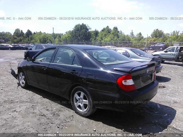 4T1BE32K84U283929 - 2004 TOYOTA CAMRY LE/XLE/SE Қара фото 3