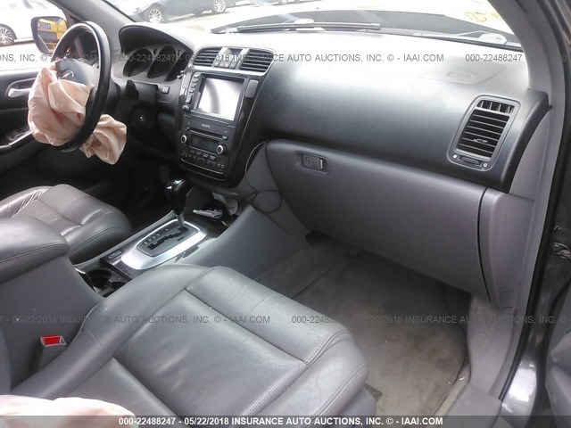 2HNYD18886H550746 - 2006 ACURA MDX TOURING GRAY photo 5