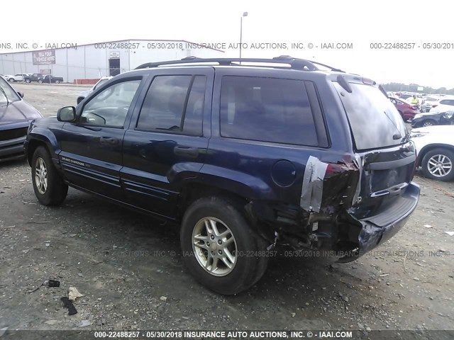 1J4GX48S24C212968 - 2004 JEEP GRAND CHEROKEE LAREDO/COLUMBIA/FREEDOM 蓝色 照片 3