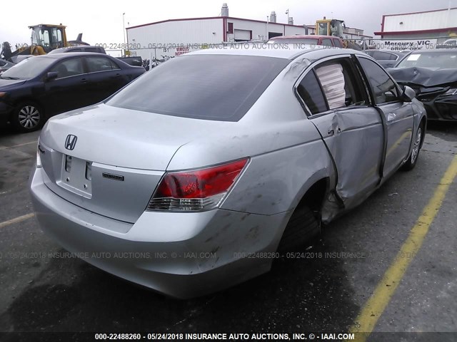 1HGCP26489A070577 - 2009 HONDA ACCORD LXP SILVER photo 4