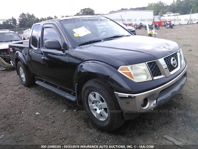 1N6AD06U05C421853 - 2005 NISSAN FRONTIER KING CAB LE/SE/OFF ROAD BLACK photo 1