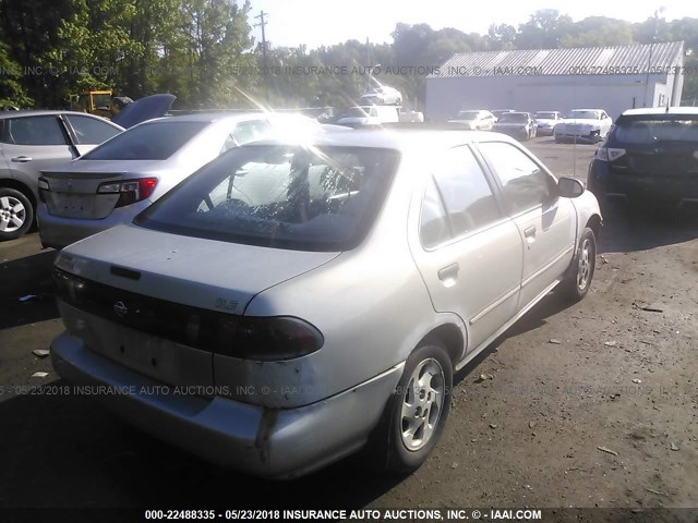 1N4AB41DXTC765099 - 1996 NISSAN SENTRA E/XE/GXE/GLE SILVER photo 4