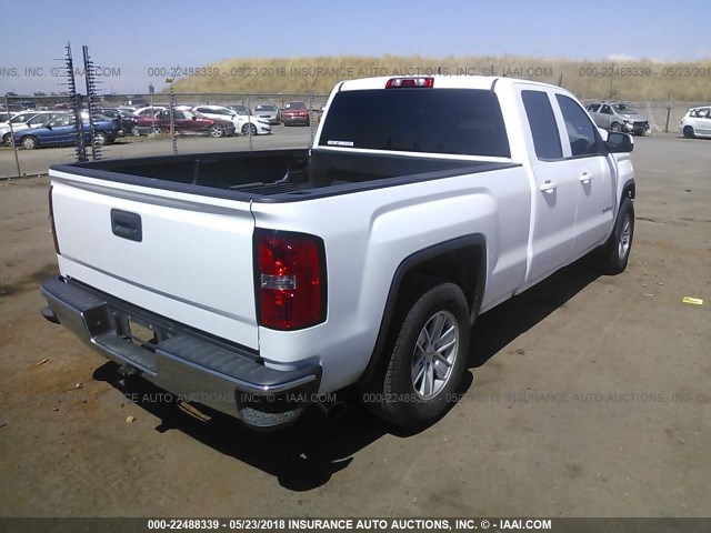 1GTR1UEH1EZ128700 - 2014 GMC SIERRA C1500 SLE WHITE photo 4