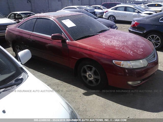 2T1CF22P22C589272 - 2002 TOYOTA CAMRY SOLARA SE/SLE Qırmızı foto 1