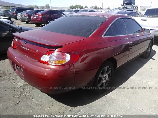 2T1CF22P22C589272 - 2002 TOYOTA CAMRY SOLARA SE/SLE Qırmızı foto 4