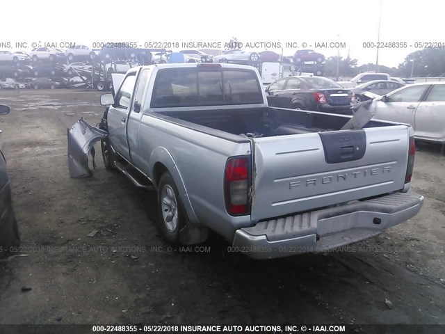 1N6DD26S41C374294 - 2001 NISSAN FRONTIER KING CAB XE SILVER photo 3