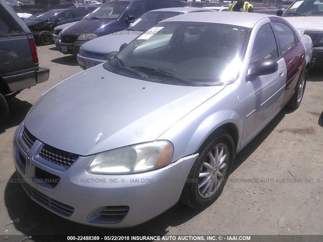 1B3EL46X56N201897 - 2006 DODGE STRATUS SXT SILVER photo 2