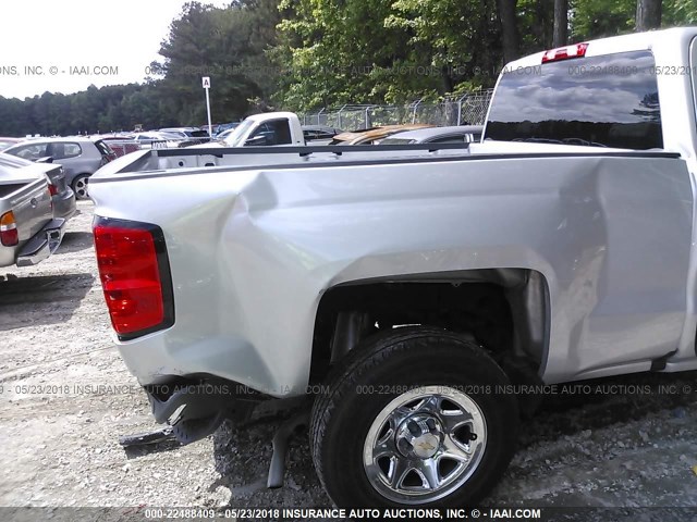 1GCRCNEC5GZ147757 - 2016 CHEVROLET SILVERADO C1500/C1500  LS SILVER photo 6