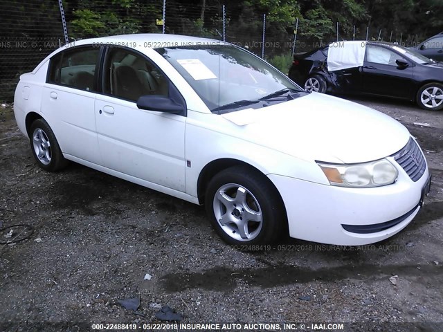 1G8AJ55F67Z193055 - 2007 SATURN ION LEVEL 2 WHITE photo 1