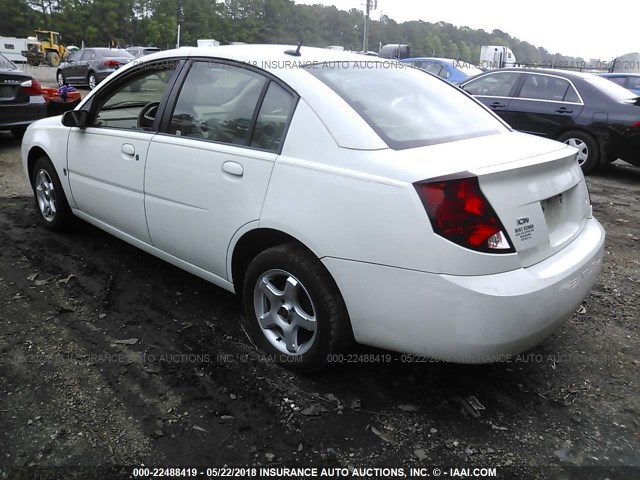 1G8AJ55F67Z193055 - 2007 SATURN ION LEVEL 2 WHITE photo 3