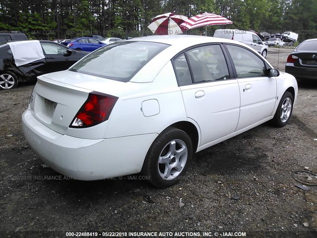 1G8AJ55F67Z193055 - 2007 SATURN ION LEVEL 2 WHITE photo 4