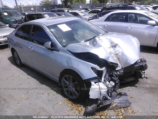 4T1BF1FK3FU951215 - 2015 TOYOTA CAMRY LE/XLE/SE/XSE SILVER photo 1