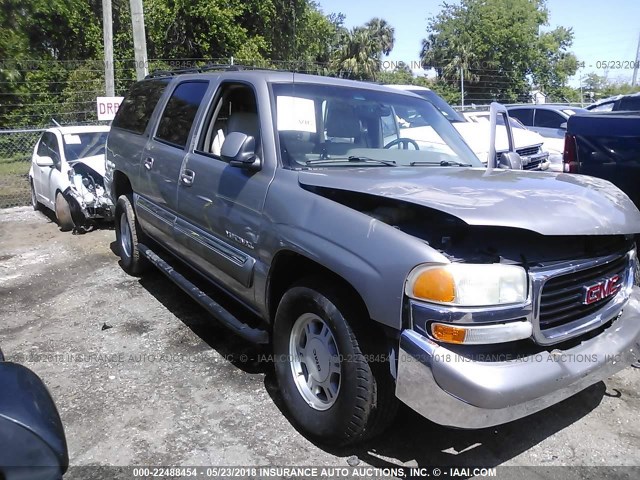 3GKEC16T61G207465 - 2001 GMC YUKON XL C1500 GRAY photo 1