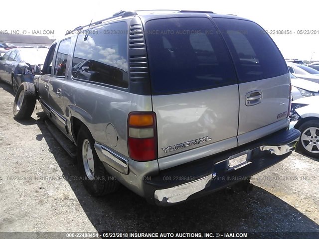 3GKEC16T61G207465 - 2001 GMC YUKON XL C1500 GRAY photo 3