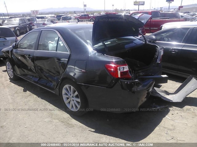 4T4BF1FK0ER343334 - 2014 TOYOTA CAMRY L/SE/LE/XLE 黑色 照片 3